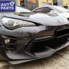 TRD V2 Style ABS Plastic Front Bumper Lip For MY17-19 Toyota 86 GT GTS (UNPAINTED)-11099