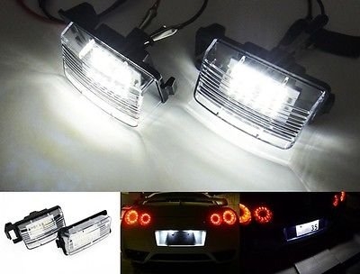 Xenon White 24 SMD LED License Plate Light for 08-17 Nissan Skyline GTR R35 VQ38-10776
