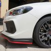 STI Style Front Lip Rubber Protector (RED) SUBARU WRX/STI 2014-2019-0