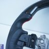 Carbon Fibre LEATHER Steering Wheel Red Line+Stitching Subaru WRX/STI 2015-19 LEVORG-11167