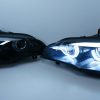 Black 3D Dual LED DRL Projector Head Lights for 07-10 BMW X5 E70 Pre LCI -11301