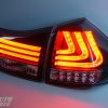 Black LED Sequential Indicators Tail lights for 04-09 Lexus RX330 RX350 RH400H-0