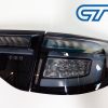Black Edition 3D Dynamic Indicator LED Tail light for 08-13 Subaru Impreza WRX RS STI -12293
