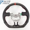 CARBON Fibre LEATHER Steering Wheel Red Line+Stitching for 12-16 TOYOTA 86 Subaru BRZ-12677