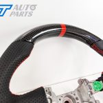 CARBON Fibre LEATHER Steering Wheel Red Line+Stitching for 12-16 TOYOTA 86 Subaru BRZ-12679