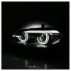 Black 3D Dual LED DRL Projector Head Lights for 07-10 BMW X5 E70 Pre LCI -11292
