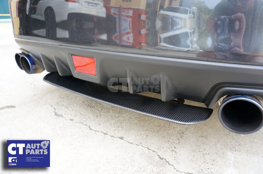 STI Style Carbon Rear Bumper Diffuser for 14-19 SUBARU WRX STI -11306