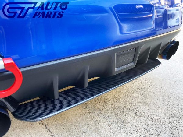 STI Style Carbon Rear Bumper Diffuser for 14-19 SUBARU WRX STI -0