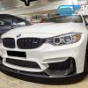 BMW M3 F80/ M4 F82 M Performance ABS Matte Black Front Lip / Carbon Splitters -0