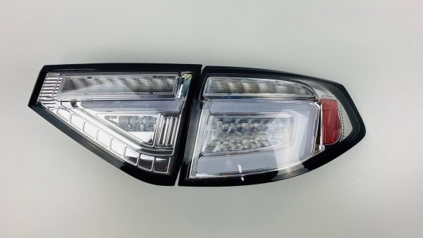 Clear LED 3D Dynamic Indicator Tail lights for 08-13 Subaru Impreza WRX RS STI taillights