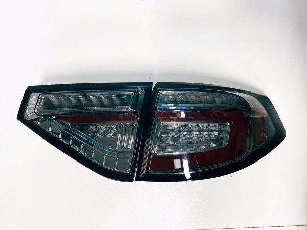 Smoke (Red Bar) LED Taillights Dynamic Signal for 08-13 Subaru Impreza WRX RS STI Hatchback