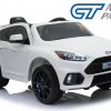 Licensed Ford Focus RS Kid Toy Rid on Car Remote Control Bluetooth White-11758