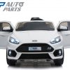 Licensed Ford Focus RS Kid Toy Rid on Car Remote Control Bluetooth White-11756