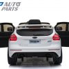 Licensed Ford Focus RS Kid Toy Rid on Car Remote Control Bluetooth White-11760