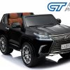 Official Licensed Lexus LX570 Ride On Car for Kids 2 Seats Black 4x4-0