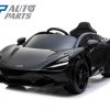 Licensed Mclaren 720S 12 Volt Painted Metallic Onyx Black Parent Remote Ride On CAR-11628