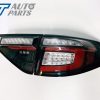 Black (Red Bar) LED Tail light Dynamic Signal for 08-13 Subaru Impreza WRX RS STI -12260