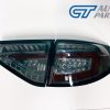Smoke (Red Bar) LED Tail light Dynamic Signal for 08-13 Subaru Impreza WRX RS STI -0