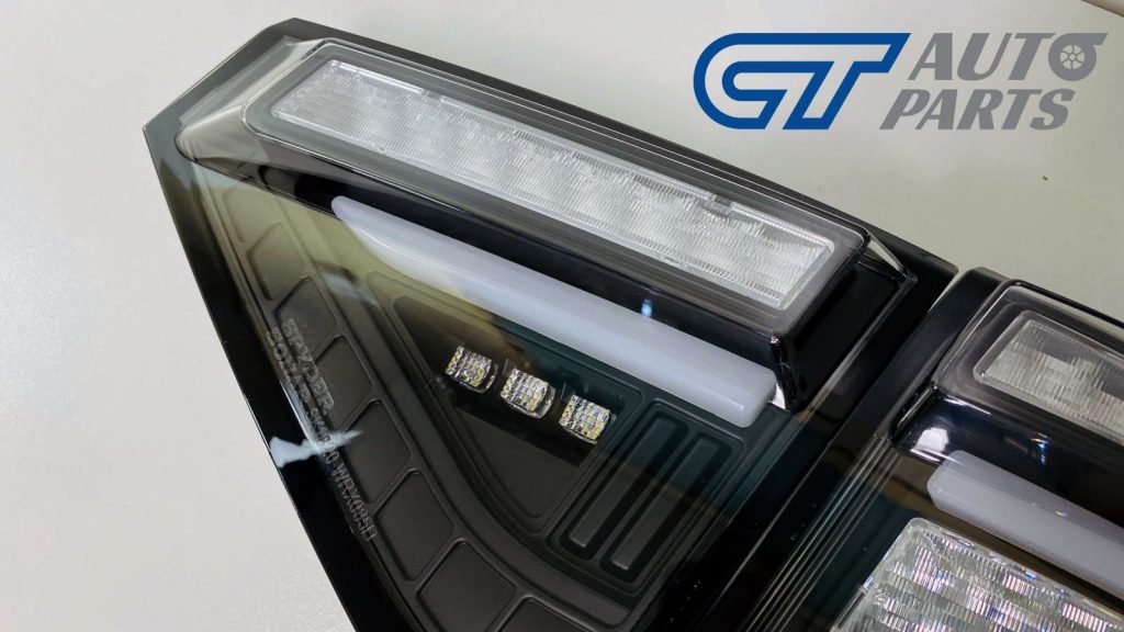 Black 3D LED Tail light Dynamic Signal for 08-13 Subaru Impreza WRX RS STI -12306