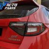 Black (Red Bar) LED Tail light Dynamic Signal for 08-13 Subaru Impreza WRX RS STI -12345