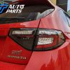 Black (Red Bar) LED Tail light Dynamic Signal for 08-13 Subaru Impreza WRX RS STI -0