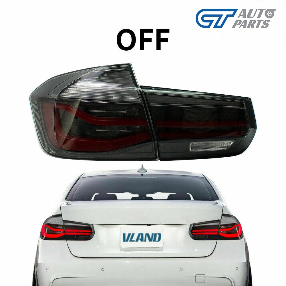 Smoked Black LED Sequential Turn Signal Tail Lights For 20122018 BMW F30 F35 CT AutoParts