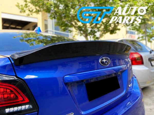 Rexpeed Style Duckbill Spoiler Wing For 2015-2021 Subaru WRX STI D4S Crystal Black Silica
