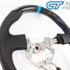 CARBON Fibre LEATHER Steering Wheel Blue Line+Stitching for 12-16 TOYOTA 86 Subaru BRZ-12698