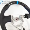 CARBON Fibre LEATHER Steering Wheel Blue Line+Stitching for 12-16 TOYOTA 86 Subaru BRZ-12703