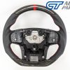 Carbon Fibre LEATHER Steering Wheel Red Line+Stitching for 2015-2019 Ford Ranger PX2 PX3 WildTrack Raptor-12612