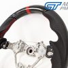 CARBON Fibre LEATHER Steering Wheel Red Line+Stitching for 17-19 TOYOTA 86 Subaru BRZ-12650