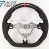 CARBON Fibre LEATHER Steering Wheel Red Line+Stitching for 17-19 TOYOTA 86 Subaru BRZ-12651