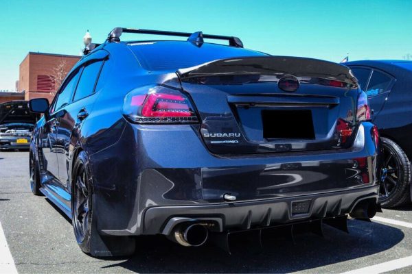 Rexpeed Style Duckbill Spoiler Wing For 2015-2021 Subaru WRX STI 61K Dark Grey
