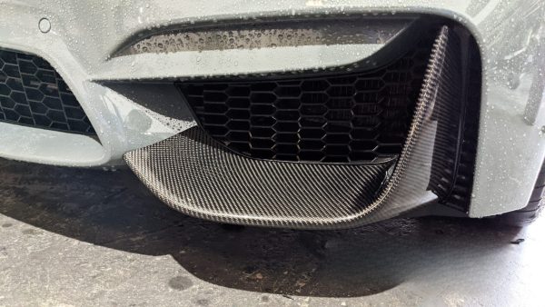 Carbon Fiber CF M Performance Bumper Splitter Lip For 14-18 BMW M3 M4 F80 F82 Lci Competition
