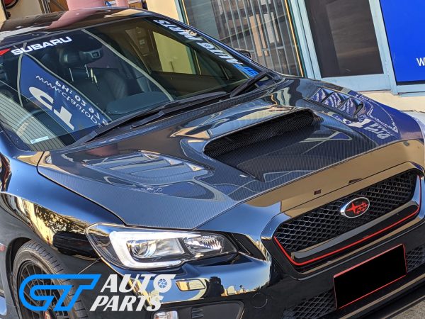 VARIS ARISING II Style Carbon Fibre Bonnet / Hood for 15-19 Subaru WRX STI VA-0