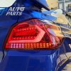V5 CLEAR RED LED Tail lights Dynamic Indicator for 2015-2020 Subaru WRX/ WRX STI-13266