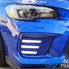 WR.BLUE SMOKED 3D DRL Dynamic Signal Front Fog Light Bezels for MY18+ Subaru WRX/STI -13468
