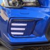 WR.BLUE SMOKED 3D DRL Dynamic Signal Front Fog Light Bezels for MY18+ Subaru WRX/STI -13467