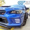 WR.BLUE CLEAR 3D DRL Dynamic Signal Front Fog Light Bezels for MY18+ Subaru WRX/STI -13472