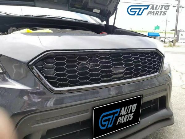JDM Badgeless Glossy Black Front Grille for 2018-2021 Subaru WRX STI VA
