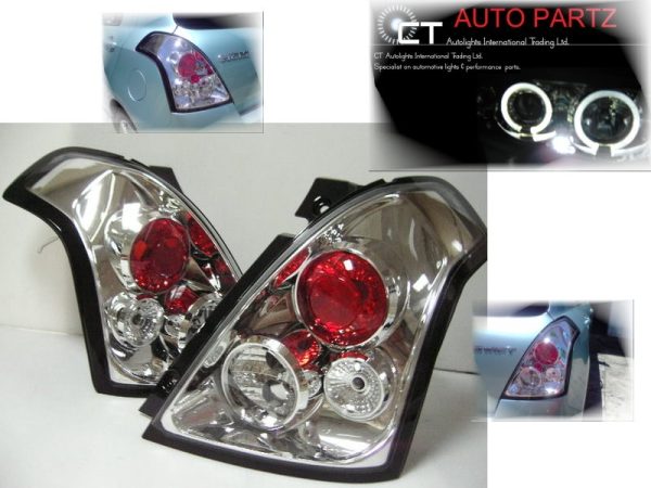 Crystal Clear Altezza Tail Lights for SUZUKI SWIFT Sports 04-10 Taillight-0