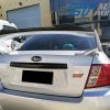 Rowen Style Carbon Fiber Gurney Flap For 08-14 Subaru WRX STI Trunk Spoiler-13496