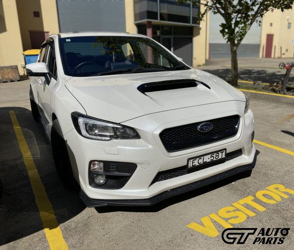 C.Style Gloss Black Front Bonnet Scoop Vent Cover Trim For 2014-2020 Subaru WRX/STI & LEVORG-0