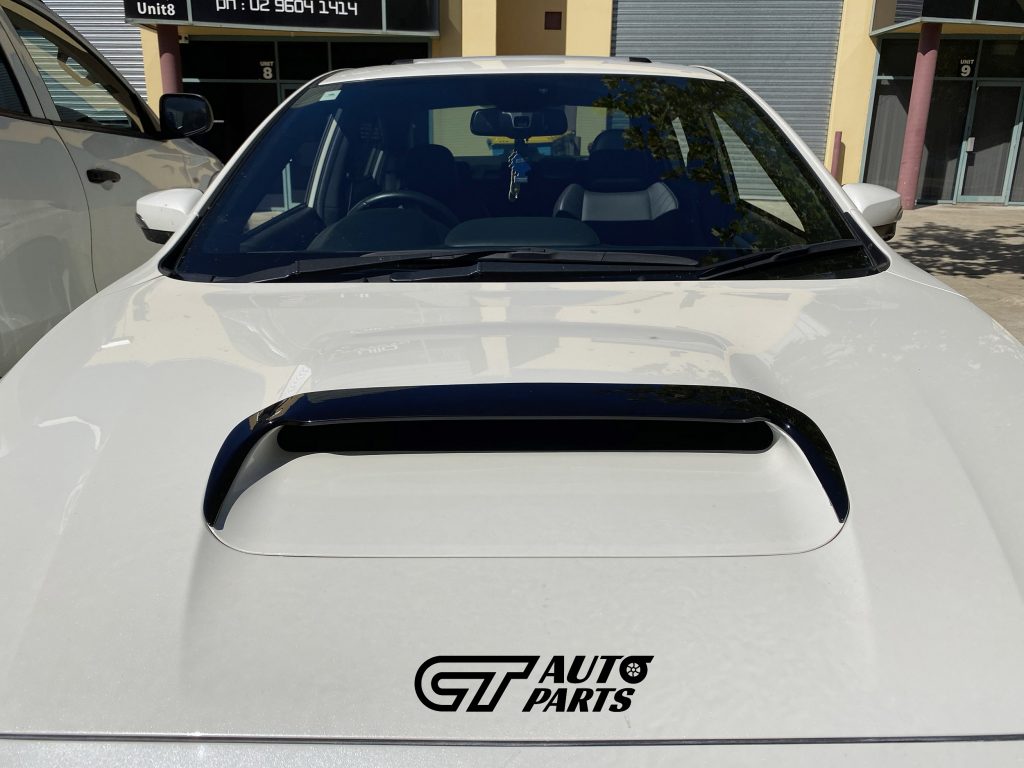 C.Style Gloss Black Front Bonnet Scoop Vent Cover Trim For 2014-2020 Subaru WRX/STI & LEVORG-13525