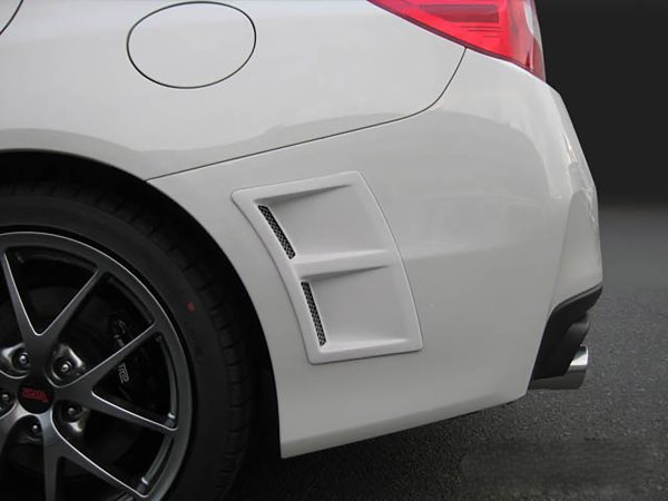 S207 Style Rear Bumper Side Vents For 2015-2020 Subaru WRX/STI SILVER G1U