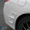 S207 Style Rear Bumper Side Vents For 2015-2020 Subaru WRX/STI BLACK D4S-13626