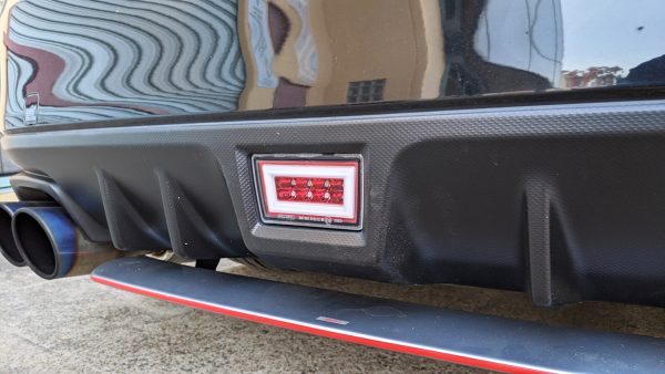 Clear Red V2 F1 Rear Brake Fog Light for 2015-2021 Subaru WRX STI VA 3-1 function