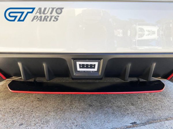 Black White Bar (3in1) V2 F1 Rear Brake/Fog Light for 15-20 Subaru WRX / STI-0