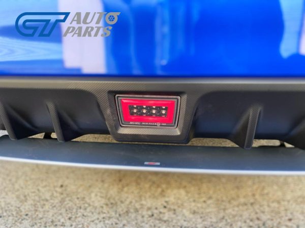 Black RED Bar (3in1) V2 F1 Rear Brake/Fog Light for 15-20 Subaru WRX / STI-0
