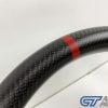 Matte Carbon Fibre LEATHER Steering Wheel Red Line+Stitching for 2014-2020 SUBARU WRX / STI / LEVORG-13873